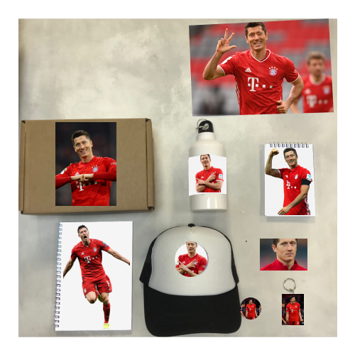 Бокс Роберт Левандовский, Robert Lewandowski №2, товар с нашей картинкой