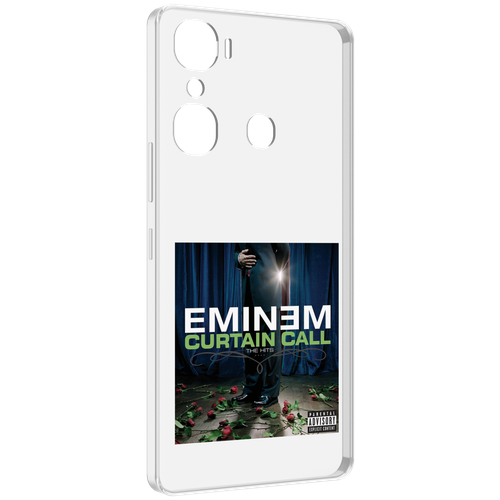 Чехол MyPads Eminem CURTAIN CALL, THE HITS для Infinix Hot 12 Pro задняя-панель-накладка-бампер
