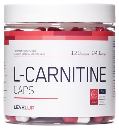 Жиросжигатель Карнитин L-Carnitine Level Up 240 капс.