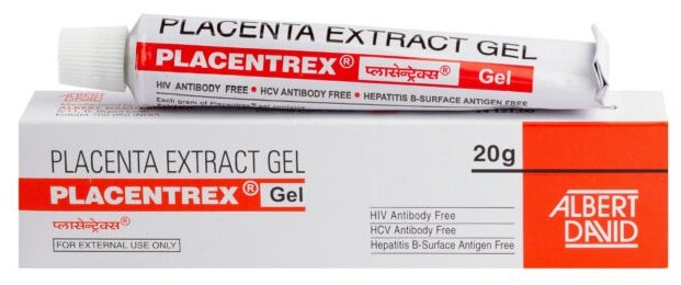 Плацентрекс гель Альберт Дэвид (омолаживающий экстракт плаценты) Placentrex Gel Albert David 20 гр.