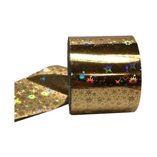 Ice Nova, Фольга для литья «Звездочки», золото, хамелеон