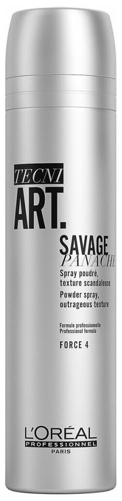 L'Oreal Professionnel Спрей для укладки волос Savage panache pure, сильная фиксация, 250 мл