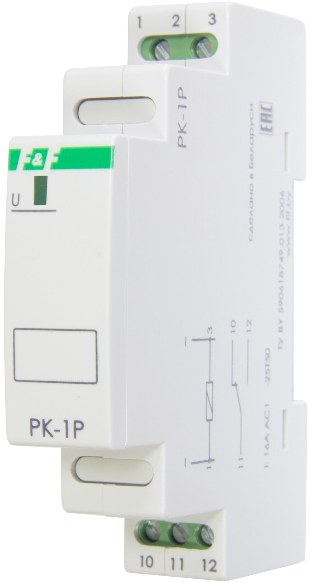 Электромагнитное (промежуточное) реле PK-1P/UN 12V ЕА06.001.001