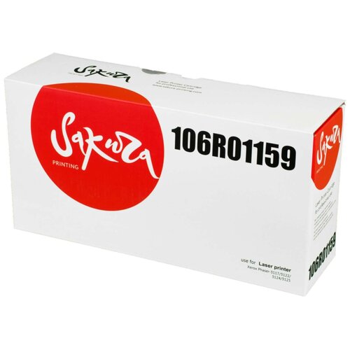 Картридж SAKURA 106R01159 для принтеров Xerox P3117,3122,3124,3125, черный black