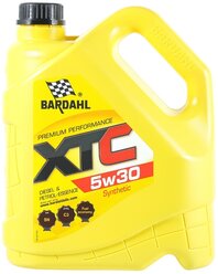 Синтетическое моторное масло Bardahl XTC 5W30, 4 л