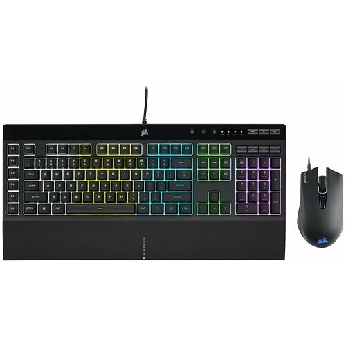 CORSAIR K55 RGB PRO + HARPOON RGB PRO Игровой комплект(Клавиатура англ.Язык)