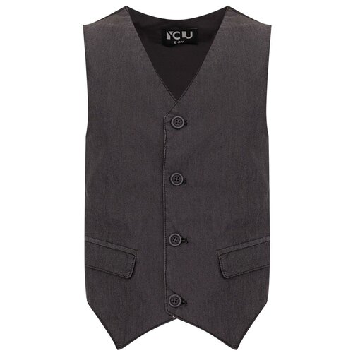 фото Жилет y-clu', серый, 128