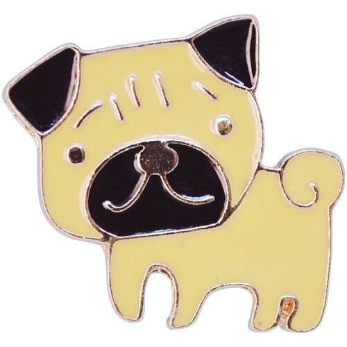 Значок OTOKODESIGN, эмаль, желтый значок металлический собака клипса желтый 15 56311