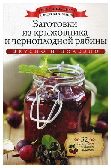 Заготовки из крыжовника и черноплодной рябины. Вкусно и полезно - фото №1