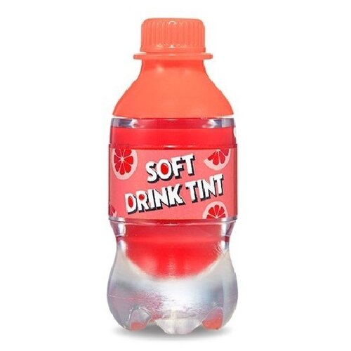 фото Etude House Тинт для губ Soft Drink Tint, OR201 Grapefruit Fantasy