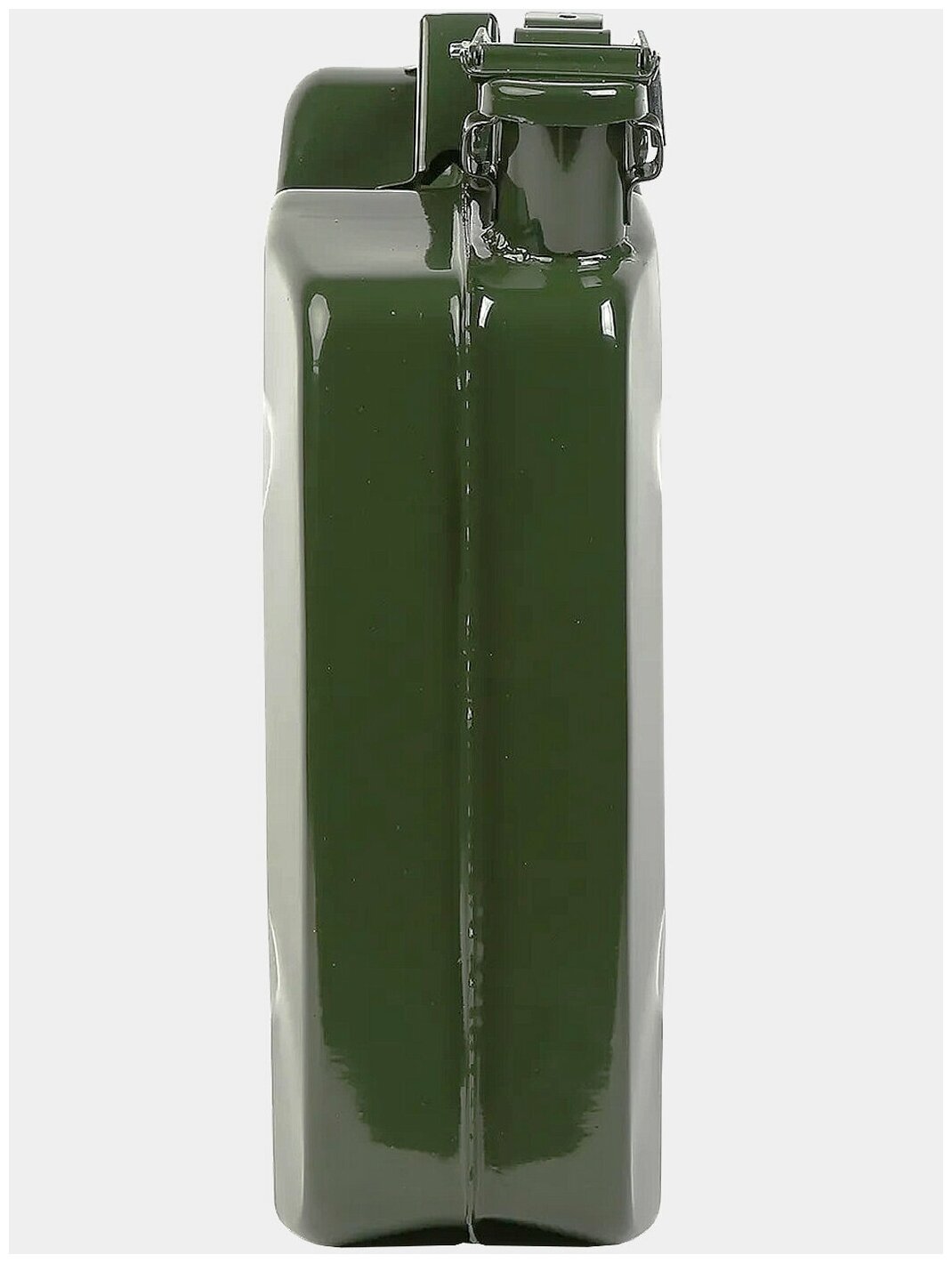 Канистра универсальная металлическая непищевая, для горюче-смазочных материалов, объем 10 литров, зеленая - фотография № 2