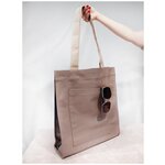 Сумка-шоппер эко-кожа/ Женская сумка на плечо - изображение