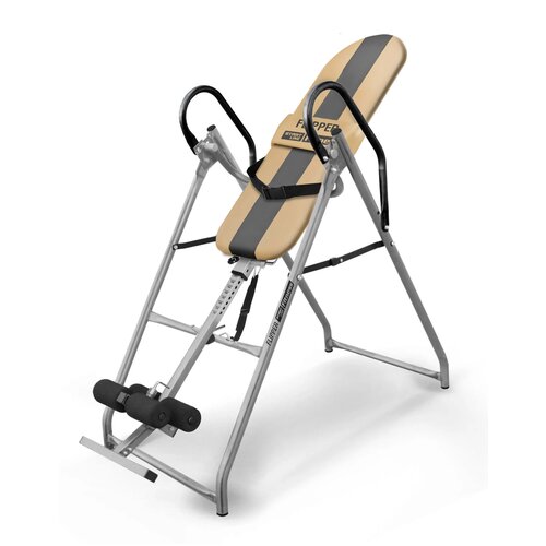Инверсионный стол Start Line Fitness FLIPPER серо-бирюзовый с подушкой
