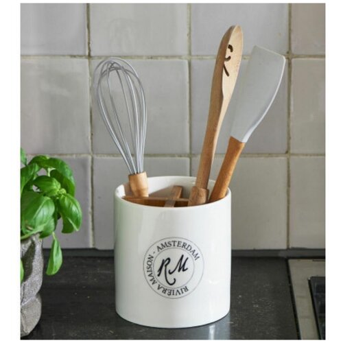 Подставка для кухонных принадлежностей RIVIERA MAISON UTENSILS POT 369870 D140x150 белый