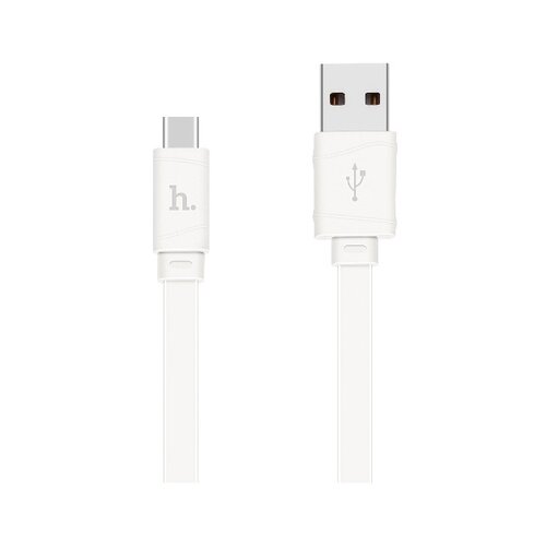 Кабель Hoco X5 Bamboo USB - USB Type-C, 1 м, 1 шт., белый кабель usb hoco x4 zinc для type c 2 4 a длина 1 2 м белый