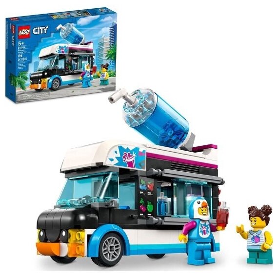 Конструктор Lego ® City 60384 Фургон для шейков Пингвин