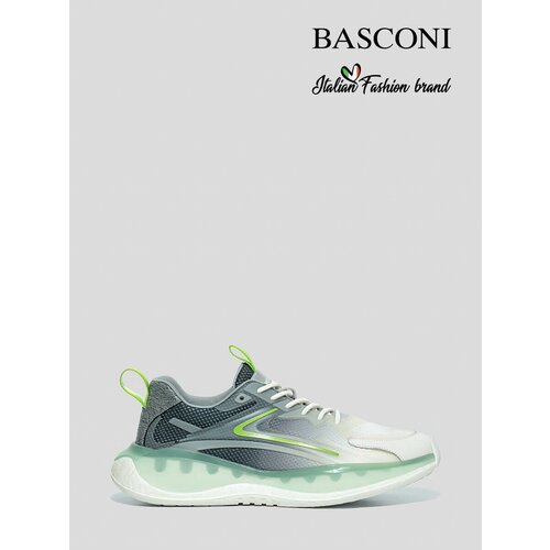 Кроссовки BASCONI, полнота 6, размер 40, зеленый сапоги basconi 77628b b полнота 6 размер 40 зеленый