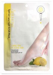 Adelline Маска-скраб для ног Special Care Foot Scrub Mask Lemon