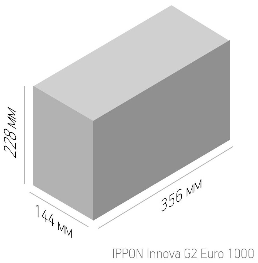 ИБП с двойным преобразованием IPPON Innova G2 Euro 1000
