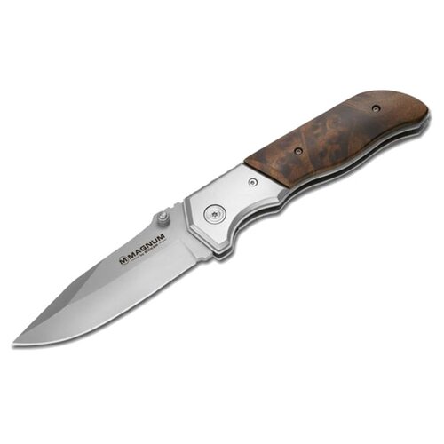 Нож складной Boker Magnum Forest Ranger серебристый/коричневый клипса boker magnum stiletto серебристый коричневый