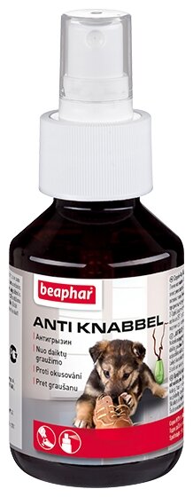 Корректор поведения Beaphar "Anti Knabbel" Средство от погрызов для собак флакон, 100 мл — фото 1