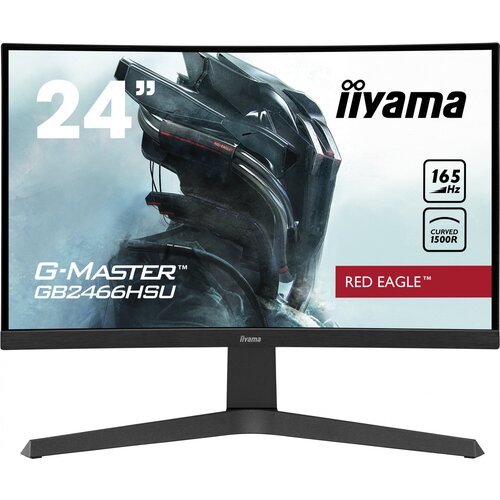 Монитор Iiyama 236 Red Eagle GB2466HSU-B1 черный VA LED 1ms 169 HDMI MM матовая HAS 250cd 178гр178гр 1920x1080 165Hz DP FHD USB 48кг 2906500₽