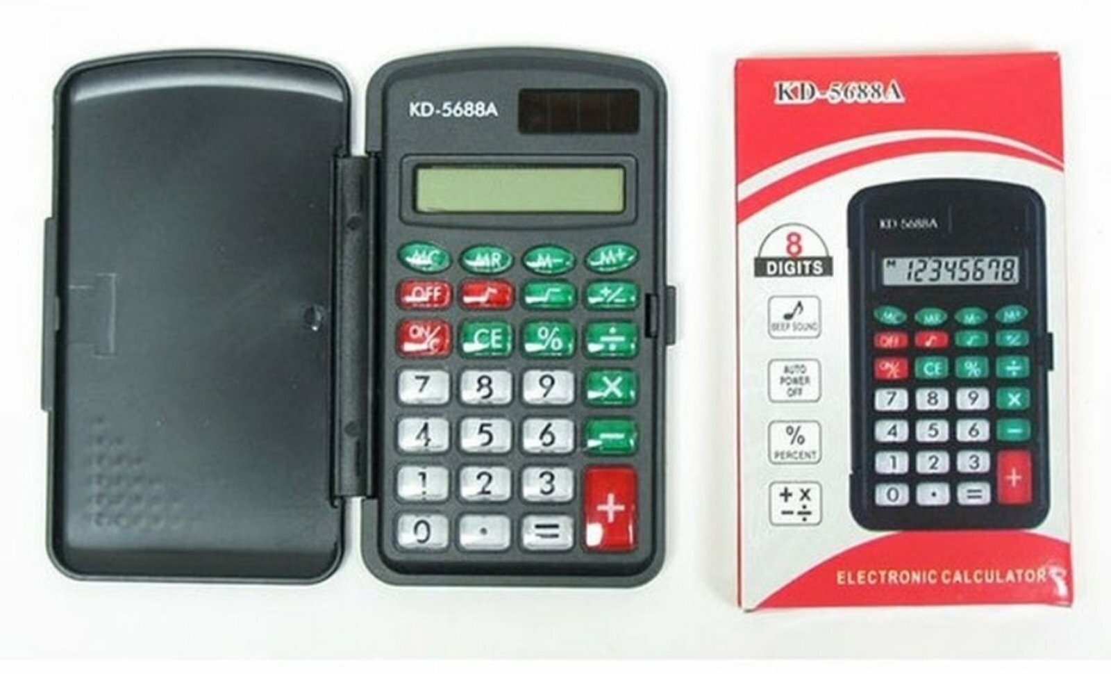 Калькулятор карманный 8 разрядов со звуком KD-5688A