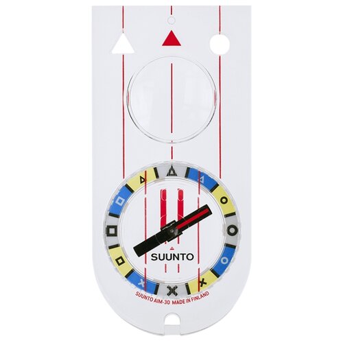 Компас SUUNTO Aim-30 NH белый/бесцветный медаль чемпион мира по спортивному ориентированию