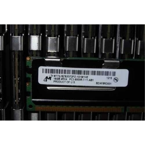 Модуль памяти MICRON DDR3 DIMM 16GB 4rx4 PC3L 8500r ECC REG БУ 270000₽