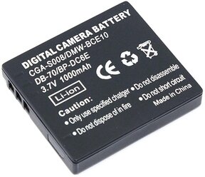 Аккумуляторная батарея для фотоаппарата Panasonic HM (DMW-BCE10) 3,7V 1000mAh