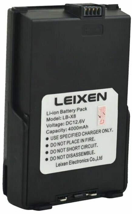 Аккумулятор Leixen LB-X8 4000 mAh / для раций Leixen VV-25, UV-25