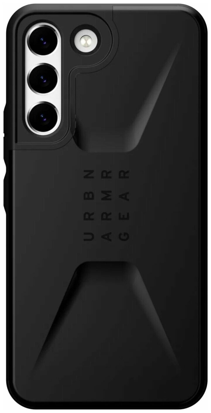 Чехол Urban Armor Gear (UAG) Civilian Series для Galaxy S22, цвет Черный (Black) (21342D114040)