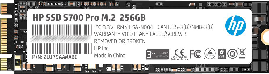 HP S700 Pro 256GB 2LU75AA - фото №4