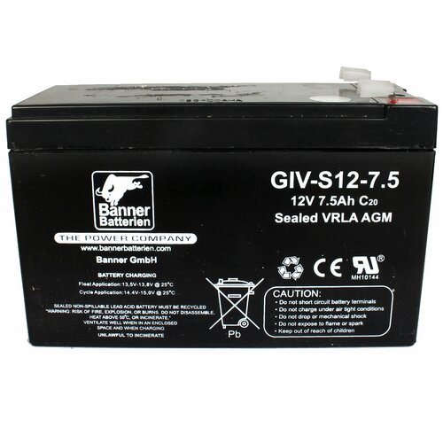 Аккумуляторная батарея BANNER GiV-S 12- 7 Австрия 151x65x99