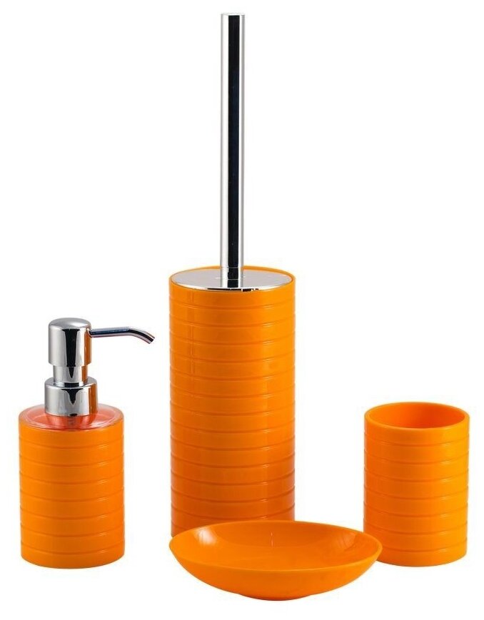 Дозатор жидкого мыла Trento оранж, пластик SWP-0680OR-A