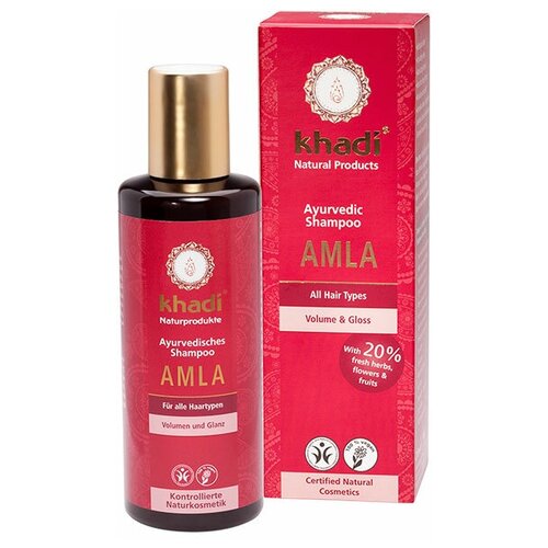 фото Khadi шампунь amla volume & gloss