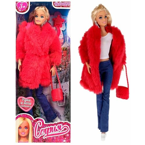 Кукла София в зимней одежде 29 см кукла лиза в зимней одежде 36 см