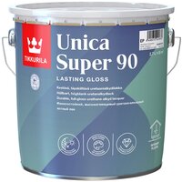 Лак уретано-алкидный глянцевый Unica Super 90 (Уника Супер 90) TIKKURILA 2,7 л бесцветный (база EP)