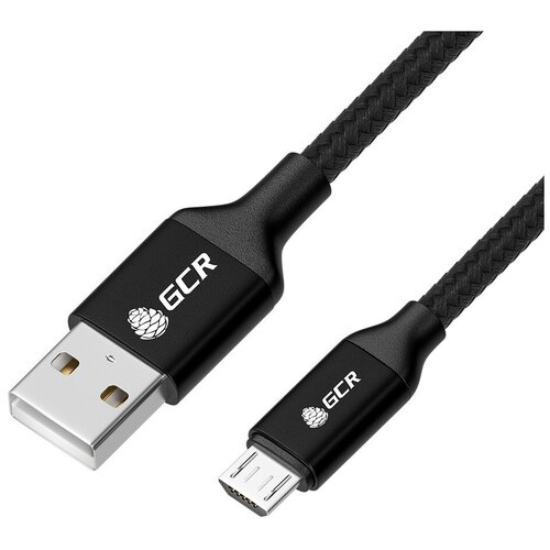 Аксессуар GCR QC USB - MicroUSB 50cm Black GCR-52463 сзу remax rp u16 3a quick charge