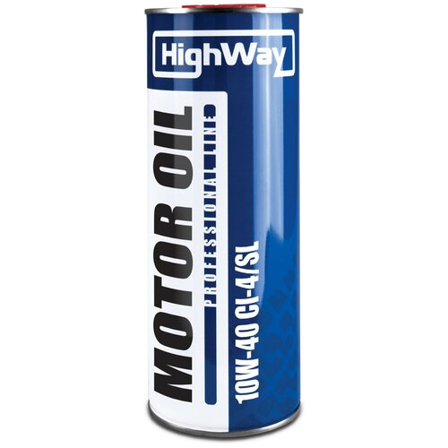 Полусинтетическое моторное масло HighWay 10W-40 CI-4/SL, 1 л, 1 шт.