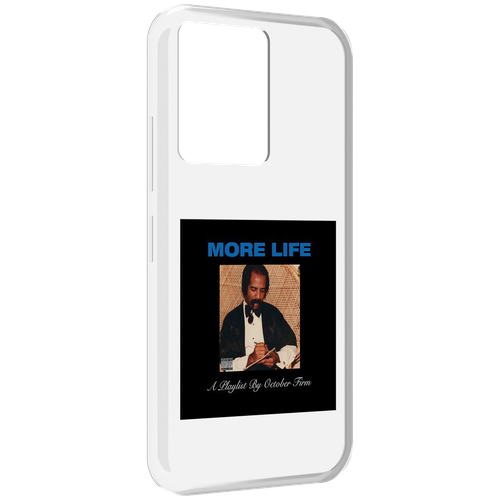 Чехол MyPads Drake - More Life для Infinix Note 12 5G X671 / Note 12 Pro 5G задняя-панель-накладка-бампер