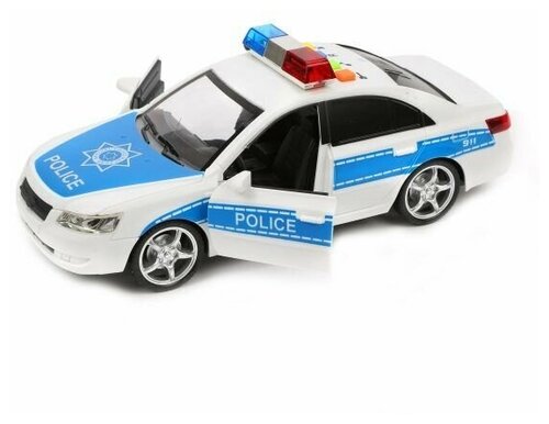 Машинка Полиция 1:16 свет, звук, инерционная City Service