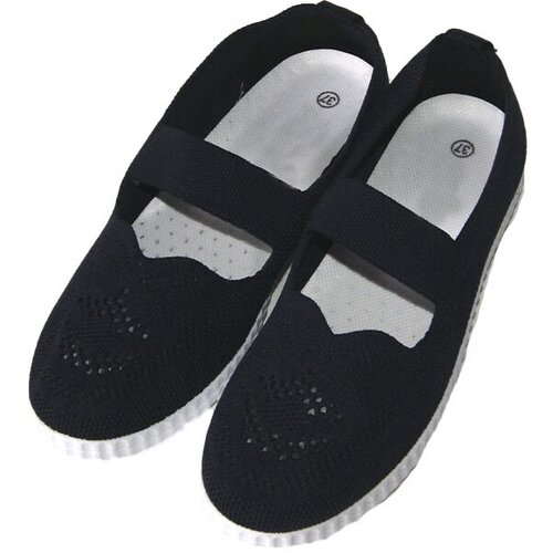 Балетки из сеточки, летняя обувь для женщин, для прогулок и повседневной жизни,черные,размер 37