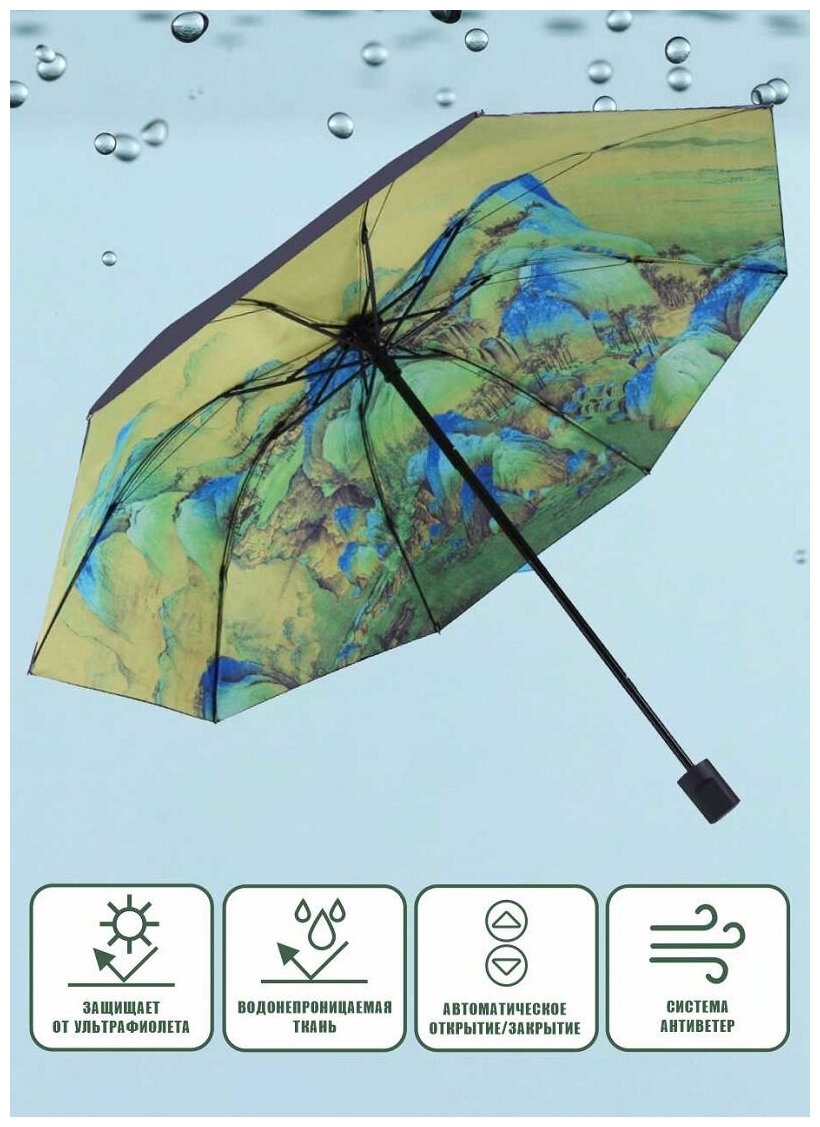 Зонт Природа Зеленый