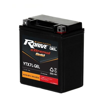 Мото аккумулятор RDrive eXtremal Gold NANO GEL YTX7L-GEL