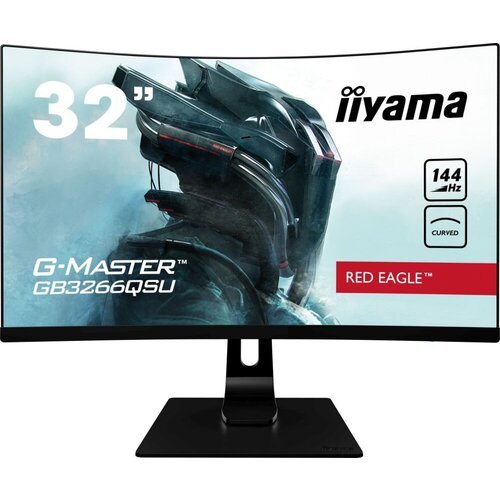 Монитор Iiyama 315 Red Eagle GB3266QSU-B1 черный VA LED 1ms 169 HDMI MM матовая HAS Piv 400cd 178гр178гр 2560x1440 144Hz DP 2K USB 9кг 5261800₽