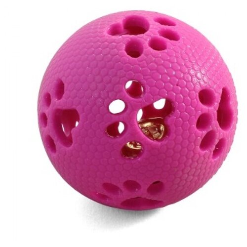 Мячик   для собак  Triol из термопластичной резины 12191016,  розовый
