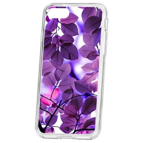 фото Чехол на ip 7 kruche print purple leaves