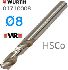 WURTH WR Сверло HSCO для высверливания точечной сварки D 8 мм.