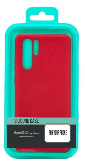 Панель силиконовая BoraSCO для iPhone ХS Max red